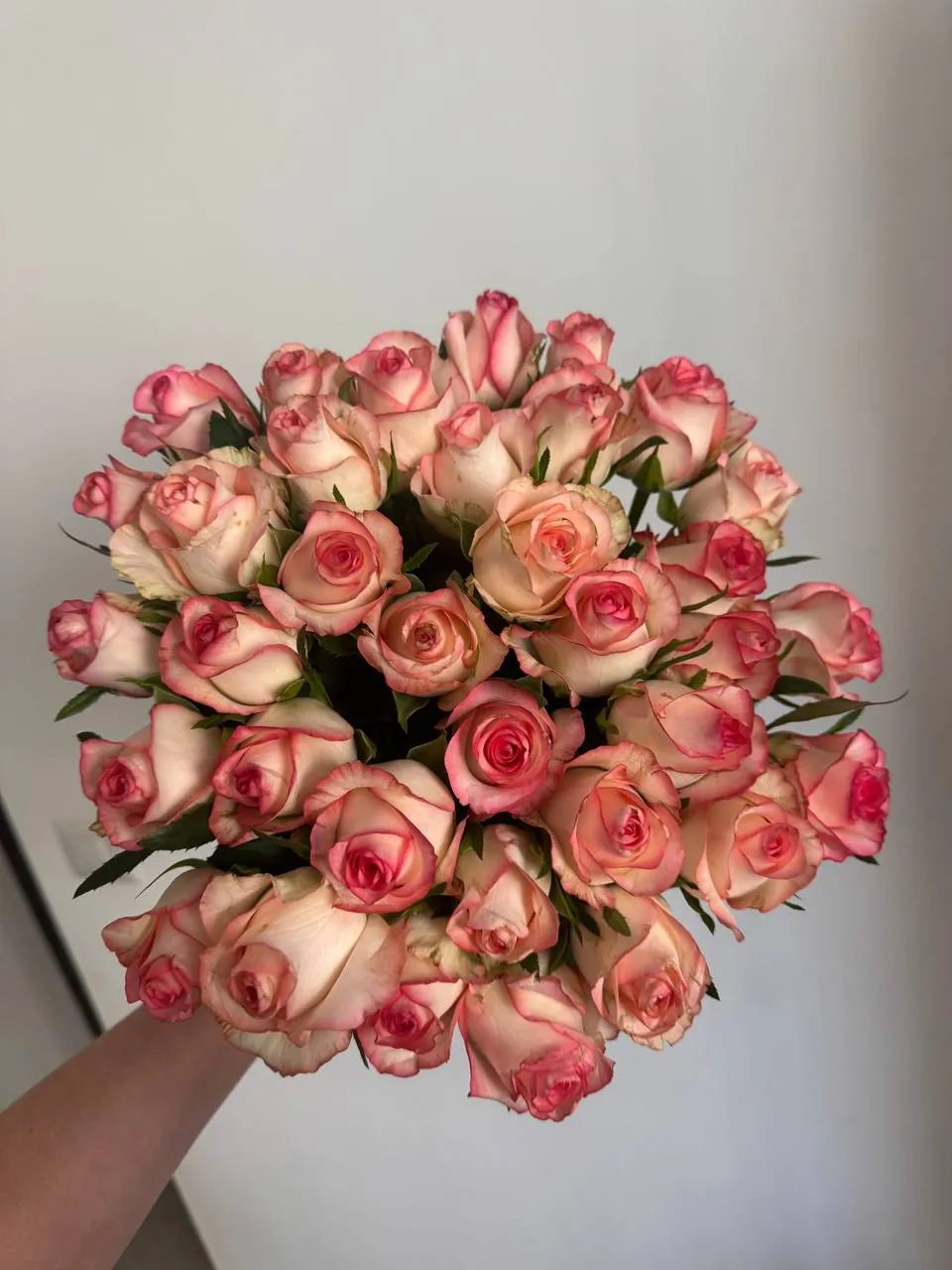 Sweet Harmony Bi-Color Rose Bouquet